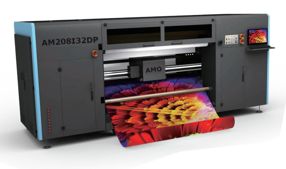 Double Side Print Inkjet Printer AM208I32DP for Textile Flag Material with 8 heads i3200 — supplier technical reference