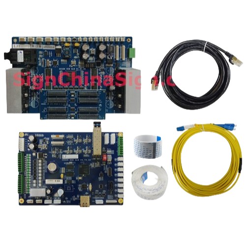 Hoson XP600 boards kit with cable work for 4 piece XP600 Flatbed Version — product reference
